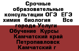 Срочные образовательные консультации ОГЭ, ЕГЭ химия, биология!!! - Все города Услуги » Обучение. Курсы   . Камчатский край,Петропавловск-Камчатский г.